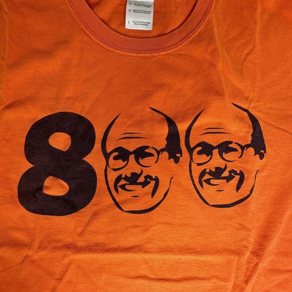 Syracuse University Orange T Shirt Size Large Jim Boeheim 800 Wins Basketball - Picture 8 of 12